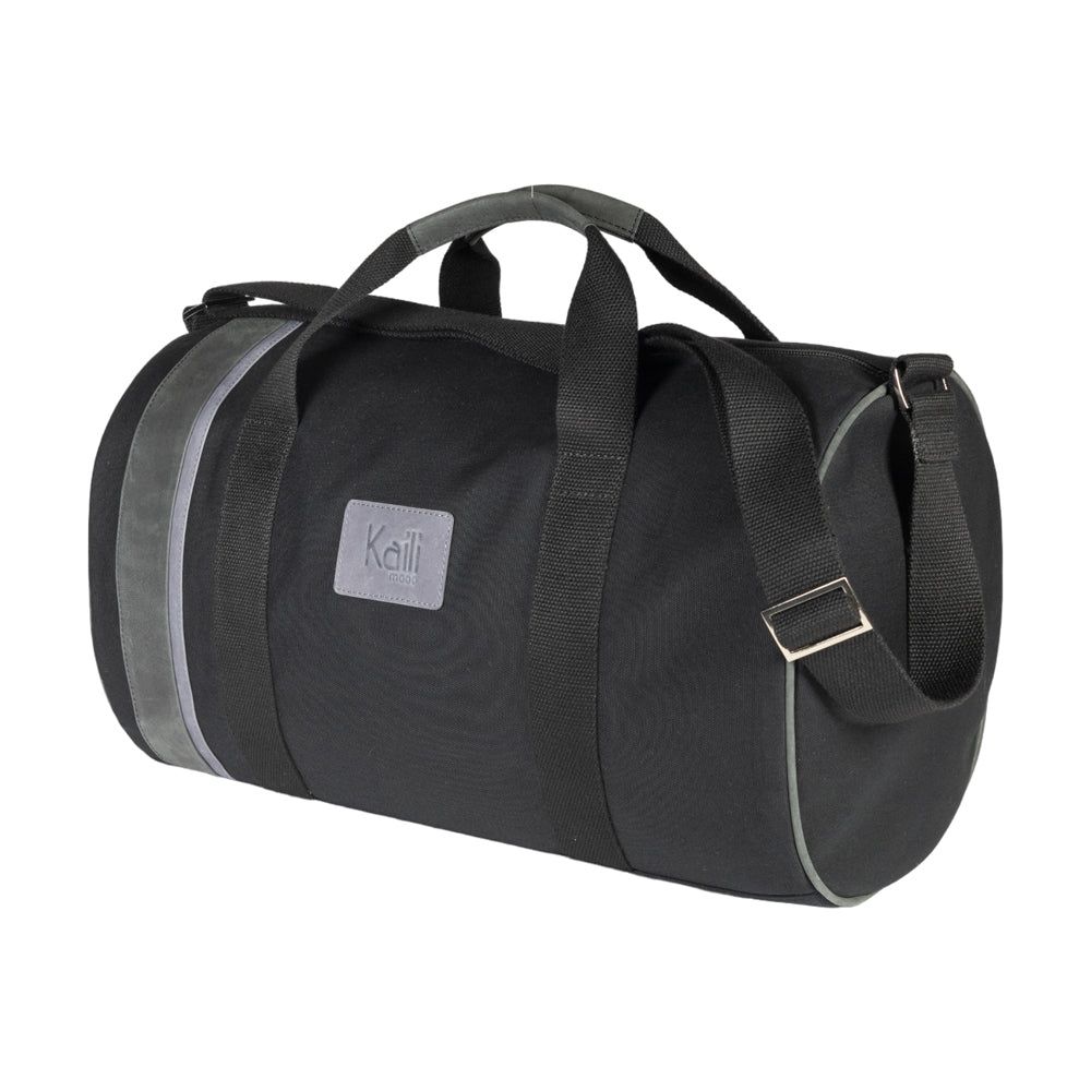 100% Cotton & Wild Leather Travel Backpack — Brown